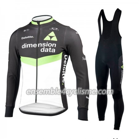 Tenue Maillot M/L + Collant à Bretelles 2017 Dimension Data N001